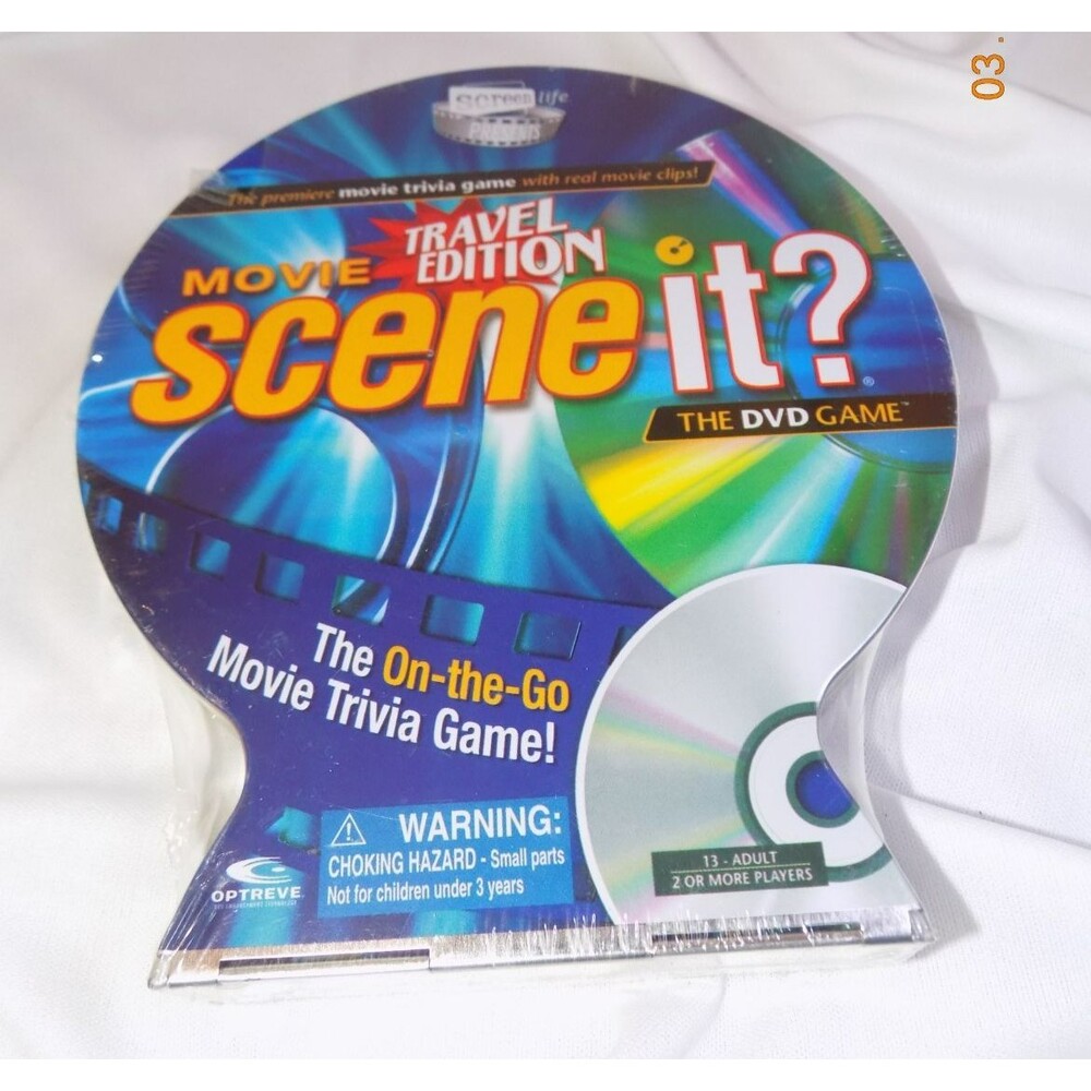 Scene It NEW Travel Edition DVD MOVIE TRIVIA BOARD GAME